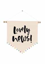 lovely news flag Congratulations Card 10569 created by Too Wordy