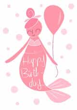 Happy Birthday Mermaid card created by Leah Roberts