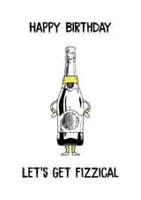 celebration champagne Birthday Card 19356 created by Sketched and Wandered