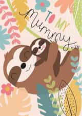 mummy mum Birthday Card 15813 created by Fox and Bird Studio