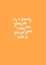 bloody good Anniversary Card 33390 created by The Posh Paper co.