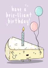 brie cake Birthday Card 17800 created by The Tipsy Turtle