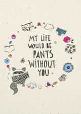 life pants Anniversary Card 26020 created by Cathy Haworth