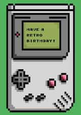 gameboy video Birthday Card 19488 created by Stone Design