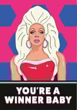 RU PAUL DRAG RACE Congratulations Card 16315 created by YOB & YAG