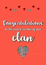 clan scottish New Baby Card 19503 created by Paw Prints