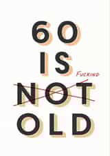 60 is old birthday card created by Joyful Joyful