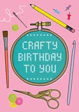 crafty scrafts Birthday Card 15480 created by Hayley Victory