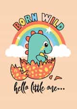 hello welcome New Baby Card 17234 created by @sophie robbens