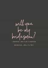 I promise I won't be a bridezilla - Will you be my bridesmaid? created by Heather Alstead Design LTD