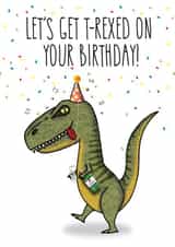 dinosaur gin Birthday Card 14725 created by All The Best