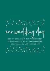 Green wedding day - Beautiful lady created by Heather Alstead Design LTD