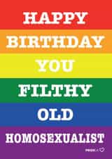 PRIDE Pride Card 43621 created by Pride Cards UK