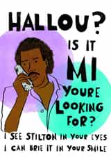 lionel richie halloumi Birthday Card 43385 created by Happy Stuff Studio