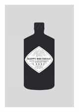 Classic Birthday Card - For Him - Gin created by LOVEDAY DESIGNS on Thortful