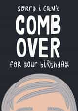 Comb Over Birthday Card created by Jessica Harvey