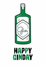 gin alcohol Birthday Card 18219 created by Prints With Personality