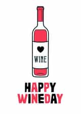wine alcohol Birthday Card 18220 created by Prints With Personality