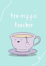 teacher tutor Thank You Card 17803 created by The Tipsy Turtle