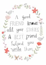 friend best friend Love & Friendship Card 19558 created by Rebecca Dyke