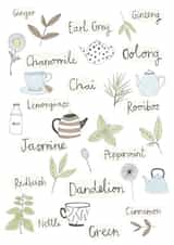 tea cup of tea Card 44351 created by Rebecca Dyke