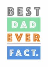 best dad Father's Day Card 37113 created by Little Letters with Love