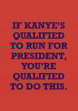 kanye west New Job Card 14297 created by The Enthusiast