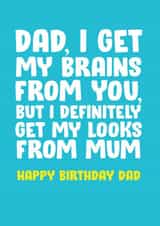 dad brains Birthday Card 16856 created by James  Steer
