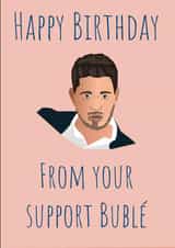 support buble Birthday Card 39254 created by Tiff Taff Cards