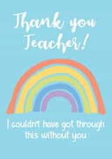 teacher thank you Thank You Card 37422 created by Bizzi Lizzi