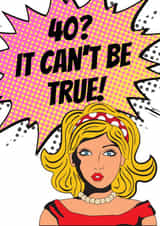 40 40th Birthday Card 19550 created by KokoandDoo