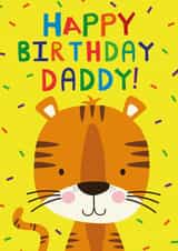 Daddy tiger Birthday card created by Sarah Corcoran