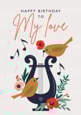 my love Birthday Card 18078 created by Graphic Factory