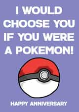 Pokemon Choose You Anniversary Card 19163 created by Vale Designs