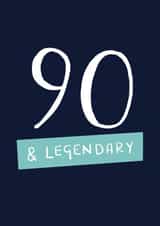 Legendary 90th Birthday Card created by Sarah Catherine