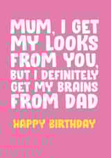 mum looks Birthday Card 16858 created by James  Steer