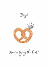Pretzel engagement ring created by Warwick Studios