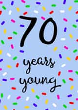 70 70th Birthday Card 15969 created by Pippin Prints
