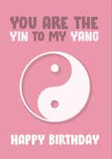 yin yang Birthday Card 16862 created by James  Steer