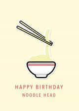food noodles Birthday Card 19614 created by Sam I Am