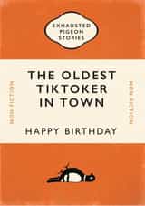 oldest tiktoker Birthday Card 19363 created by Yay Days