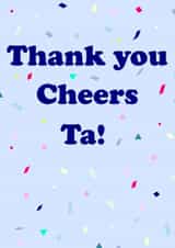 thank you thanks Card 43063 created by Cardi C