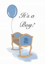 New baby boy card created by Noura Mokhtar