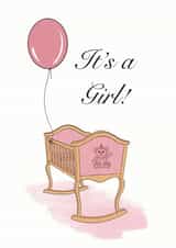 New baby girl card created by Noura Mokhtar