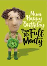 Funny Monty Don the gardener Birthday card for Mum created by The Supermodels