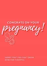 congrats congratulations Pregnancy Card 12848 created by Lucille Jackson