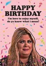 gemma collins towie Birthday Card 12214 created by Yeh Boi