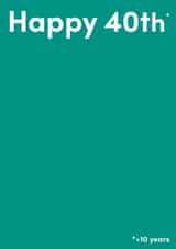 50th 50 Birthday Card 15518 created by spraoi