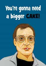 Jaws bigger Birthday Card 15155 created by Stephanie Scala