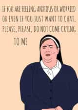 Derry Girls Sister Michael Just because Card 19675 created by The Chipper Whippet